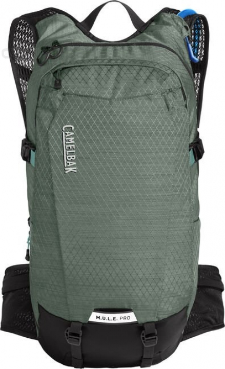 Camelbak M.U.L.E Pro 14 agave green/black Rucksack mit 3 l  Trink-Reservoir