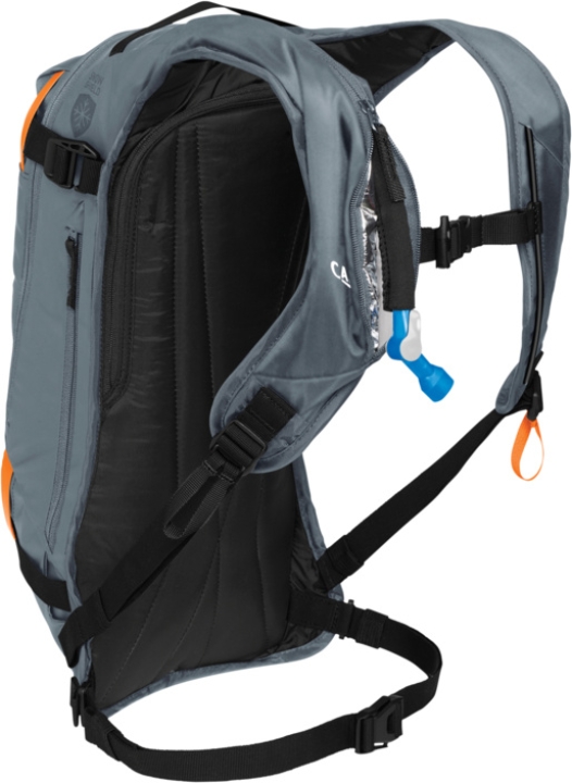 Camelbak Powderhound 12 grey orange mit 2 l Trinkreservoir