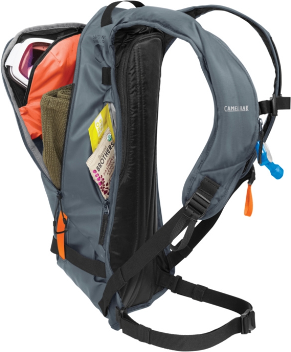 Camelbak Powderhound 12 grey orange mit 2 l Trinkreservoir