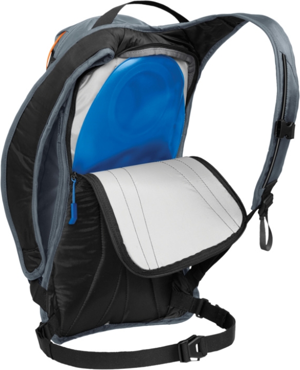 Camelbak Powderhound 12 grey orange mit 2 l Trinkreservoir