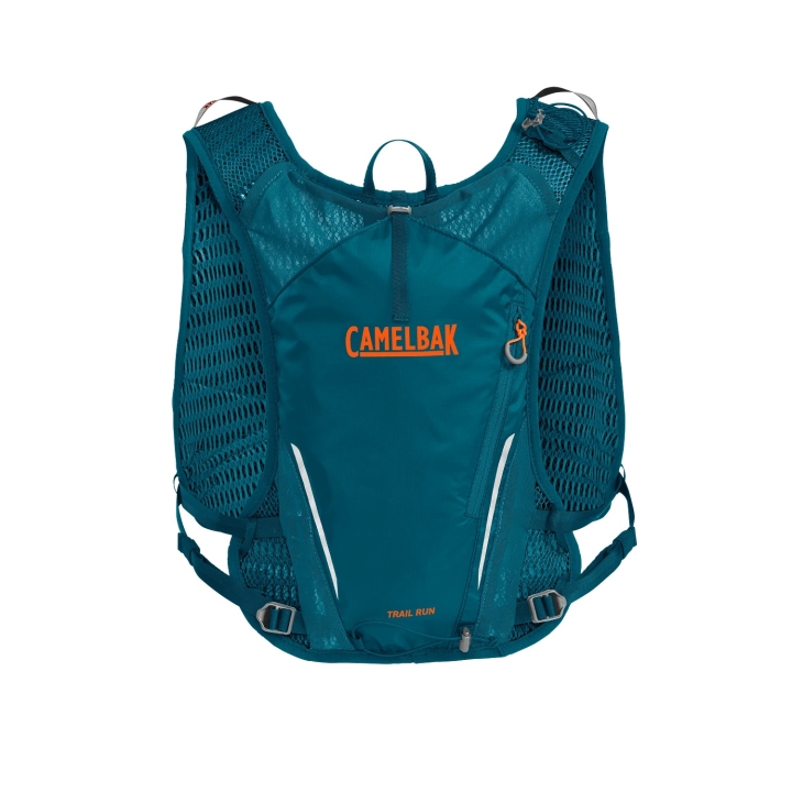 Camelbak Trail Run 7 corsair teal Weste mit 2 500ml Softflaschen