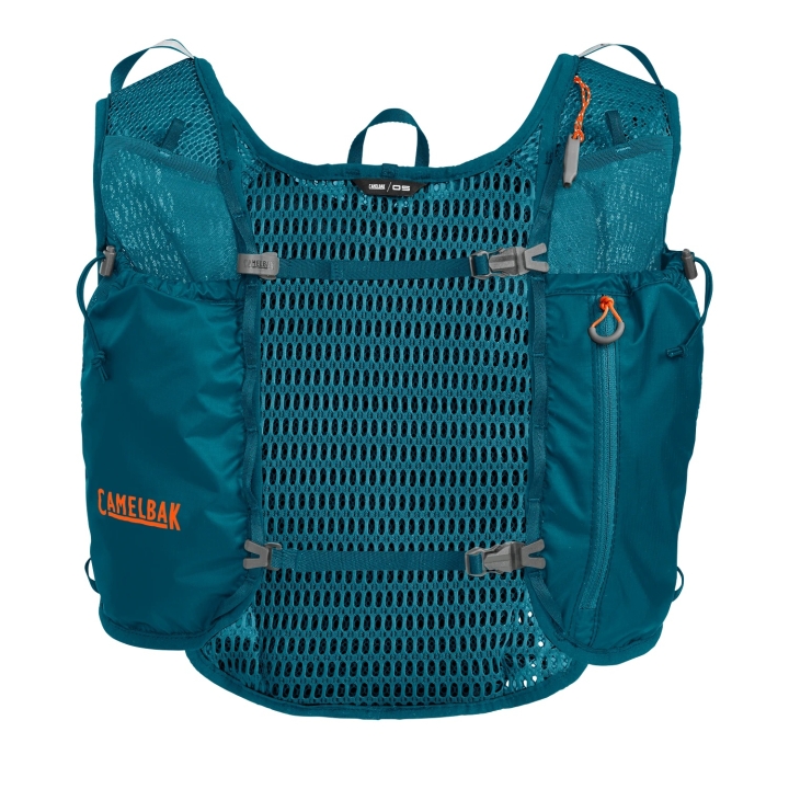 Camelbak Trail Run 7 corsair teal Weste mit 2 500ml Softflaschen