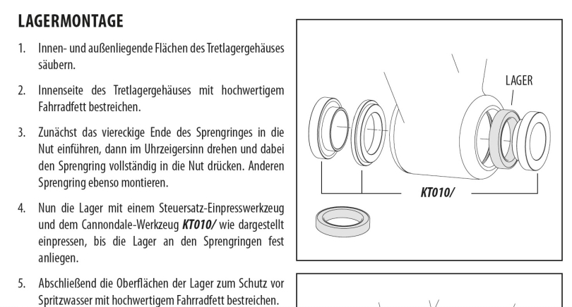 Cannondale SI BB30 Bearing Installation Tool