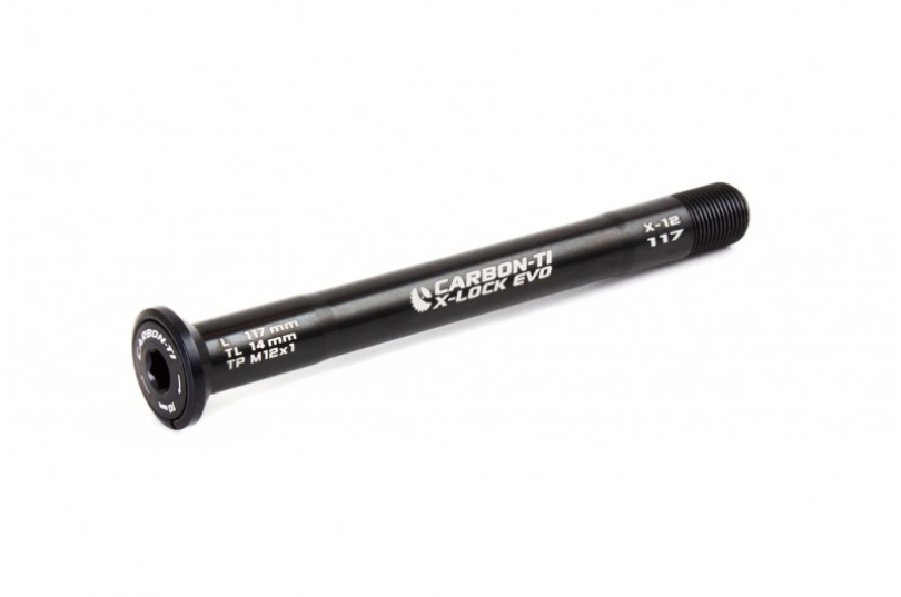 Carbon Ti X-Lock EVO 117mm M12x1.0 black Steckachse