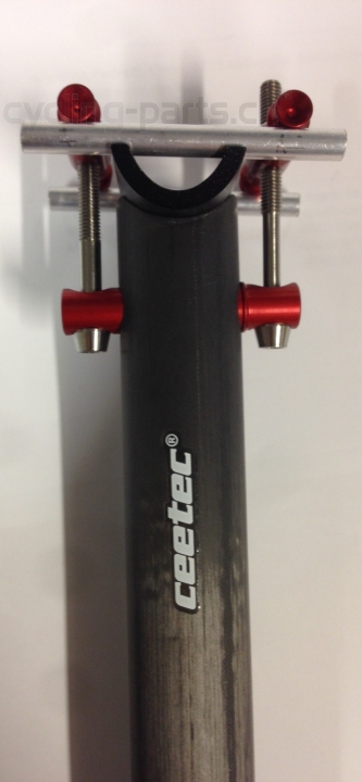 phenum® C1 Evo Carbon 27.2mm/420mm red Sattelstütze