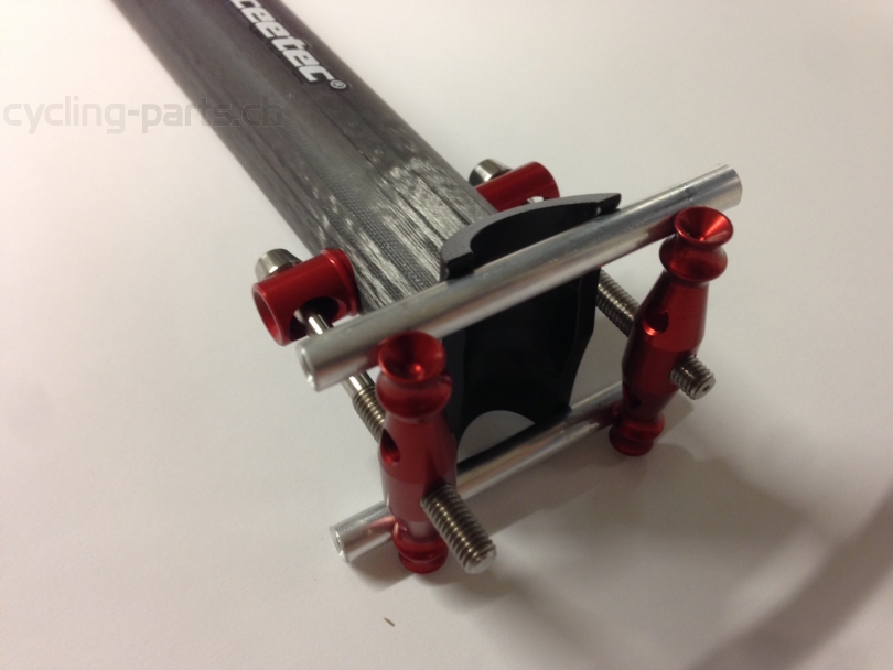 phenum® C1 Evo Carbon 31.6mm/425mm red Sattelstütze