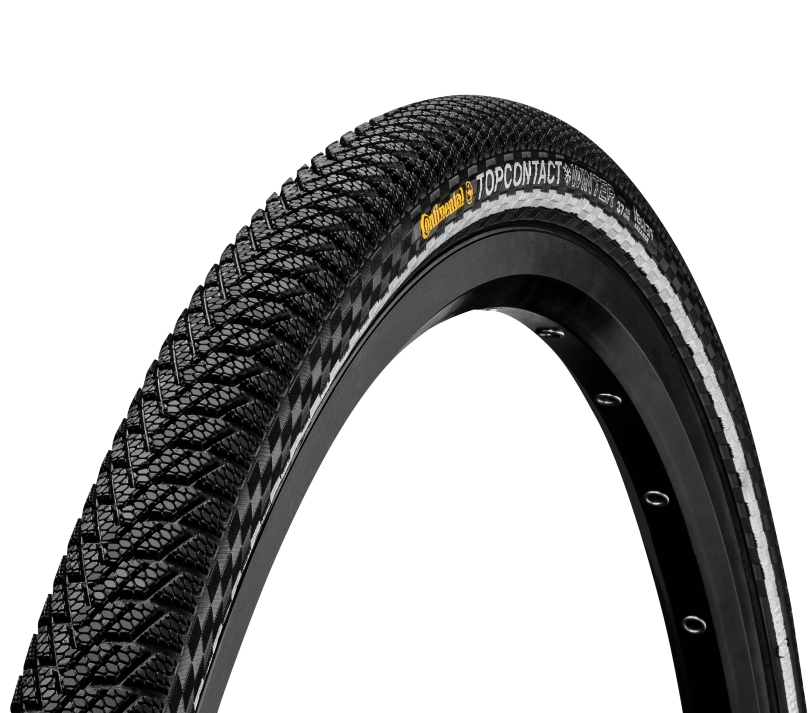 Continental Top CONTACT Winter II Premium Vectran Breaker E50 schwarz/reflex 700x35 Reifen