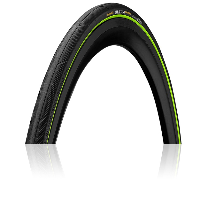 Continental Ultra Sport III 700x23 schwarz/grün Falt-Reifen