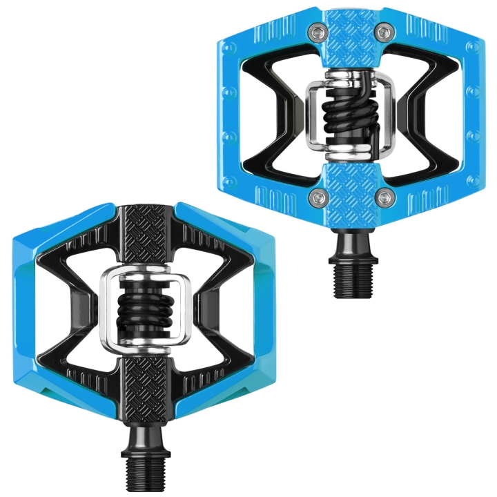 Crankbrothers Double Shot blue/black Pedale