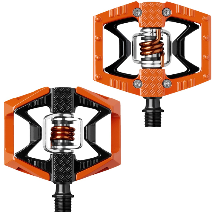 Crankbrothers Double Shot orange/black Pedale