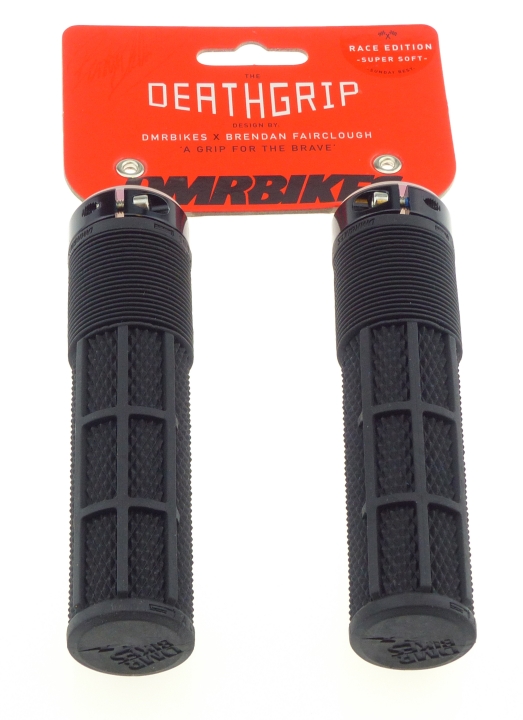 DMR Brendog Death Grip Race, dicke Version (31.3 mm), Super Soft Mischung, Black Lenkergriffe