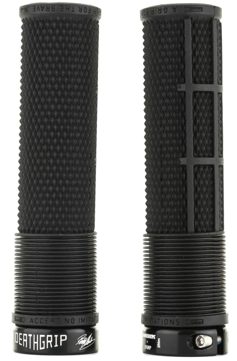 DMR Brendog Death Grip, dünne Version (29.8 mm), weiche Mischung (20A Kraton), Black Lenkergriffe