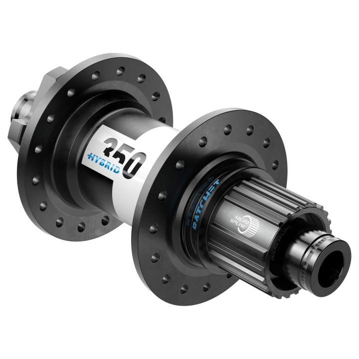 DT Swiss 350 MTB Hybrid 12x148mm Shimano Micro Spline 6 Loch Nabe hinten