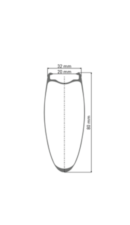 DT Swiss ARC 1400 DICUT® DB 80 Laufrad hinten