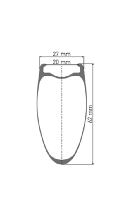 DT Swiss ARC 1400 DICUT® DB 62 Laufrad vorne