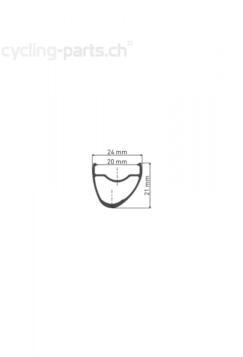 DT Swiss ER 1400 DICUT® 21 Disc Laufrad vorne