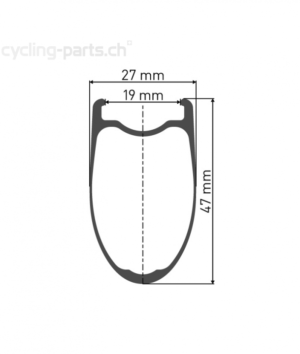 DT Swiss HEC 1400 SPLINE® 47 Disc 12x100mm Laufrad vorne