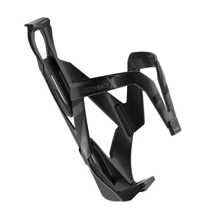 Elite Custom Race X black glossy black graphic Flaschenhalter