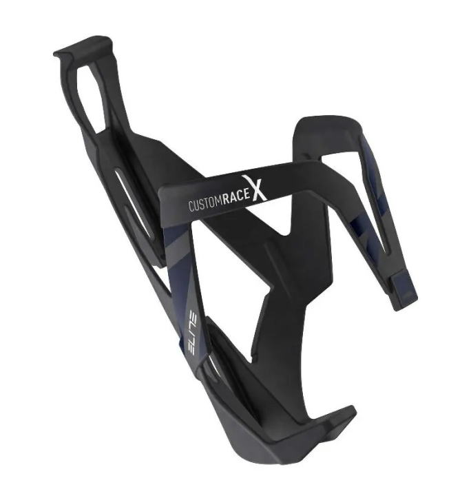 Elite Custom Race X black skin blue graphic Flaschenhalter