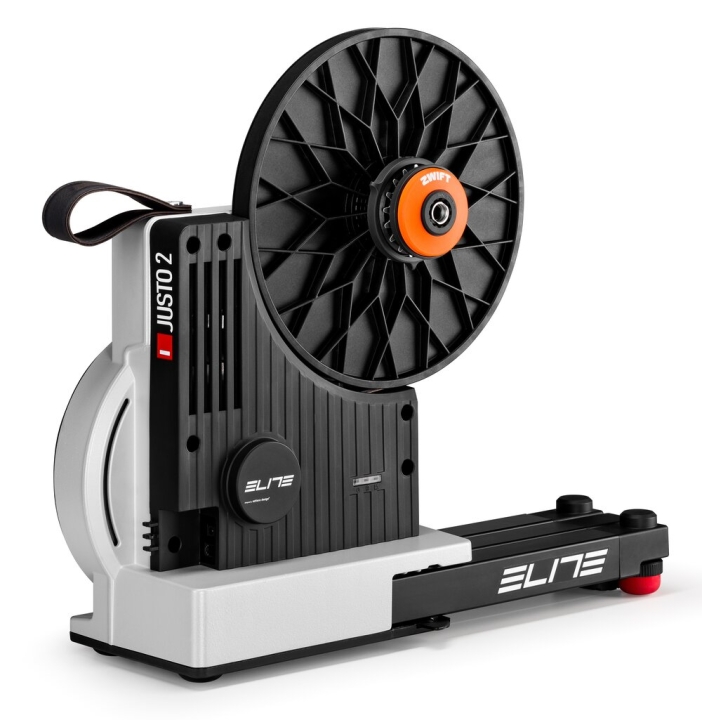Elite Justo 2 mit Zwift Cog and Click 2.0 Trainingsrolle