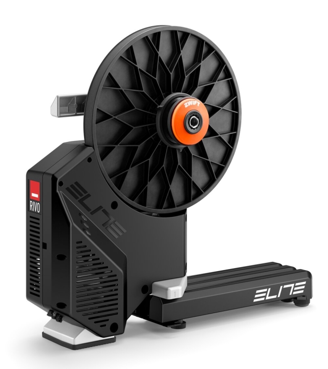 Elite Rivo mit Zwift Cog and Click 2.0 Trainingsrolle