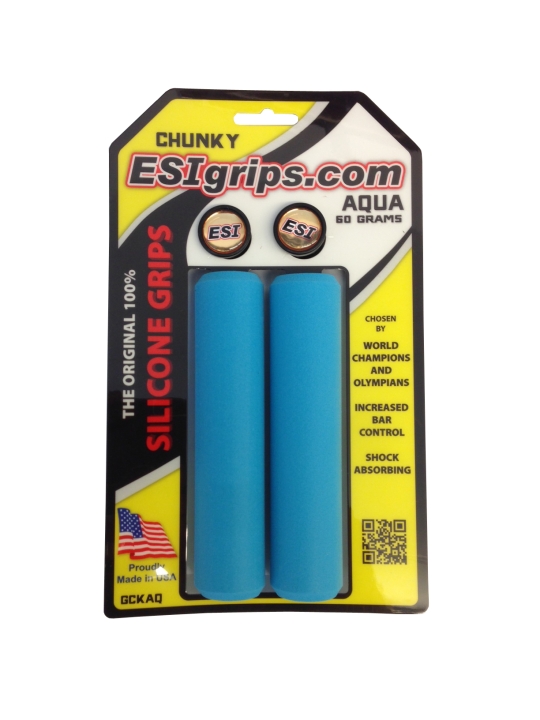 ESI Grips Chunky aqua Lenkergriffe