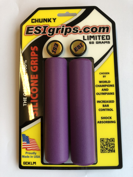 ESI Grips Chunky purple Limited Edition Lenkergriffe