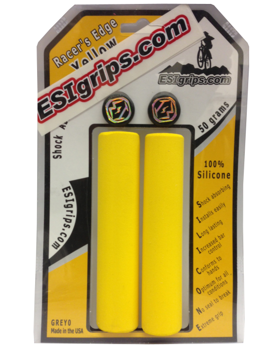 ESI Grips Racer's Edge yellow Lenkergriffe