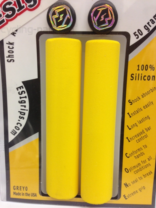 ESI Grips Racer's Edge yellow Lenkergriffe