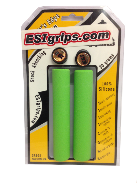 ESI Grips Racer's Edge green Lenkergriffe