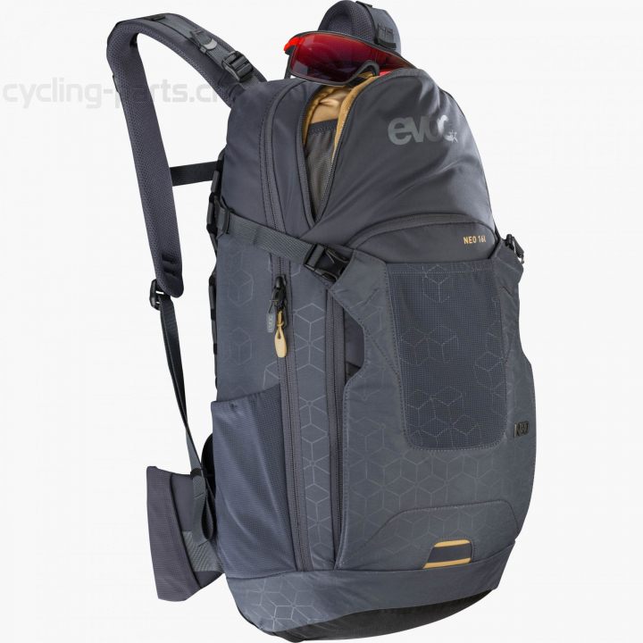 Evoc Neo 16 Rucksack carbon grey