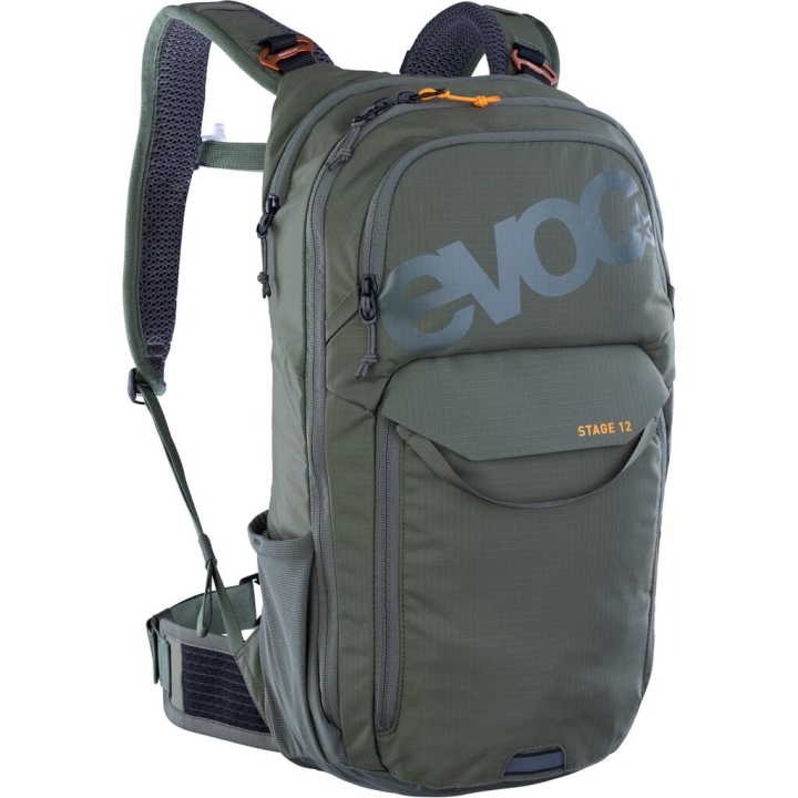 Evoc Stage 12 Rucksack dark olive