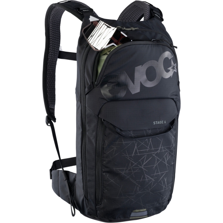 Evoc Stage 6 Rucksack black inkl. 2 l Trinkblase