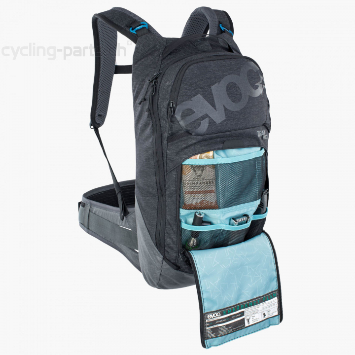 Evoc Trail Pro 10 Rucksack black-carbon grey