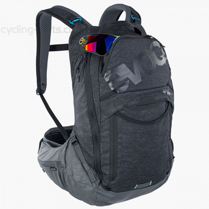 Evoc Trail Pro 16 Rucksack black-carbon grey