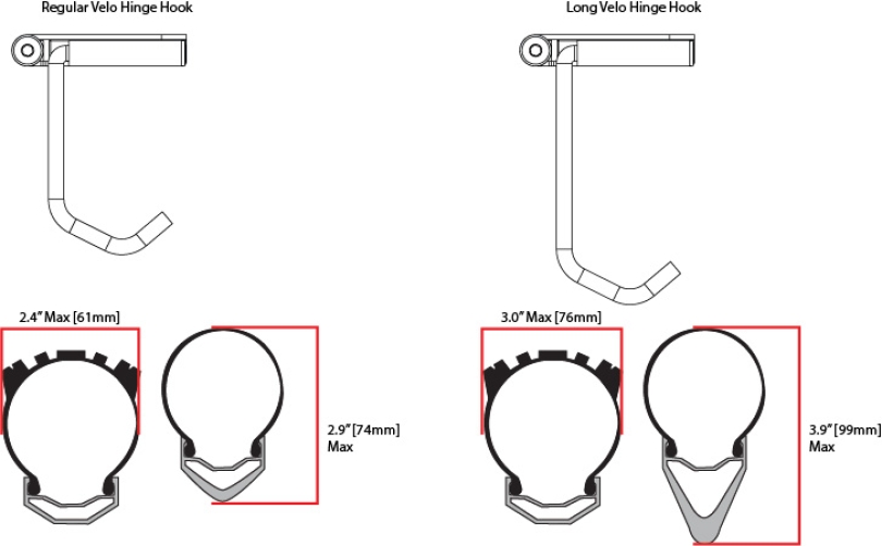 Feedback Sports Velo Hinge Fahrrad - Wandhalterung