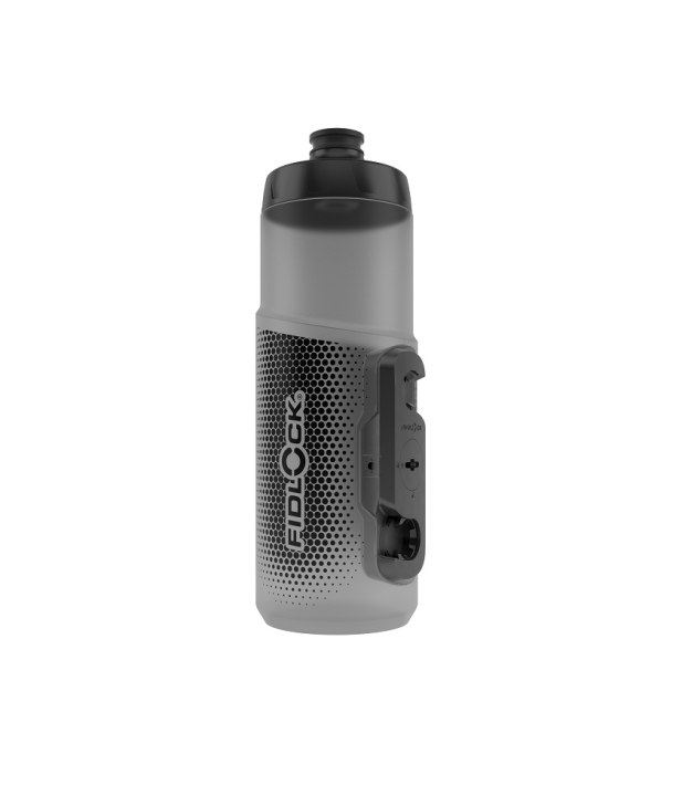 Fidlock Bottle Twist Ersatz Trinkflasche transparent black 600ml mit Flaschenadapter Bottle Connector