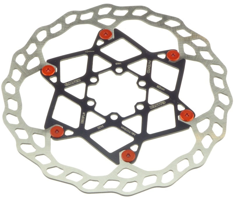 Galfer Floating Wave DB013FLWO 6 Loch 180mm x 2.0mm orange Bremsscheibe