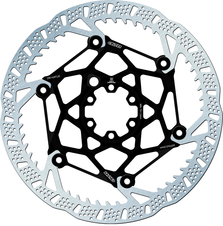 Galfer Shark EVO DB143FLW 6 Loch 203mm x 2.0mm black Bremsscheibe