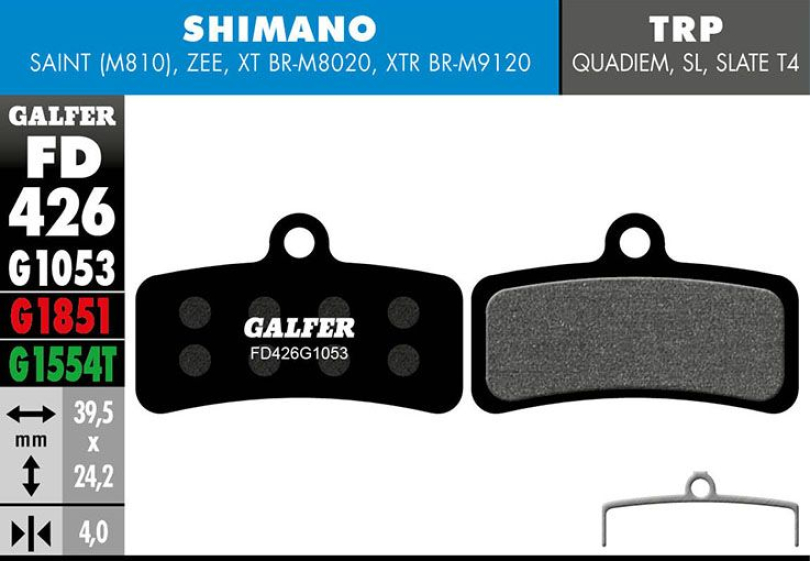 Galfer Standard FD426 Shimano XTR/XT/SLX/Saint/Zee Bremsbeläge