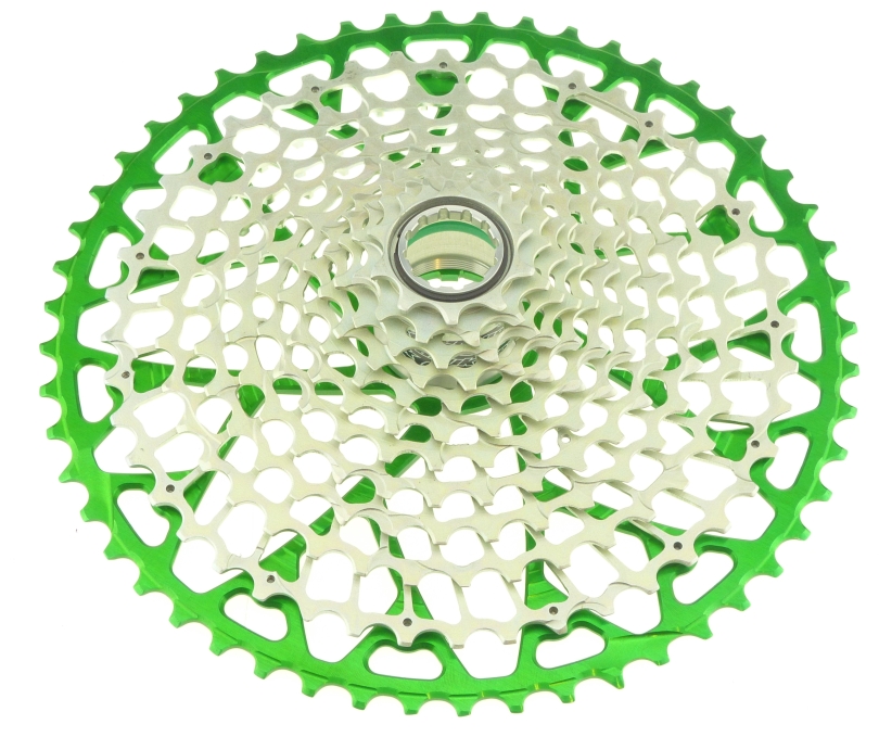 Garbaruk GEN2.0 Sram Eagle Transmission 12 fach 10-52 green/silver Kassette