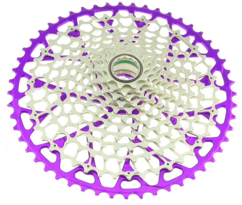 Garbaruk GEN2.0 Sram Eagle Transmission 12 fach 10-52 violet/silver Kassette