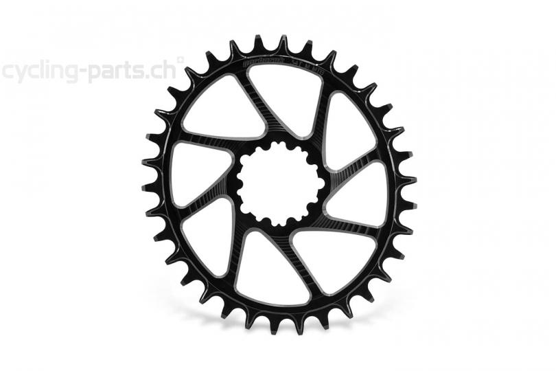 Garbaruk Sram GXP/DUB Oval Boost 34 Zähne black Kettenblatt