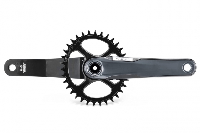 Garbaruk Shimano XTR M9100/XT M8100/SLX M7100/Deore M6100 Oval 30 Zähne black Kettenblatt