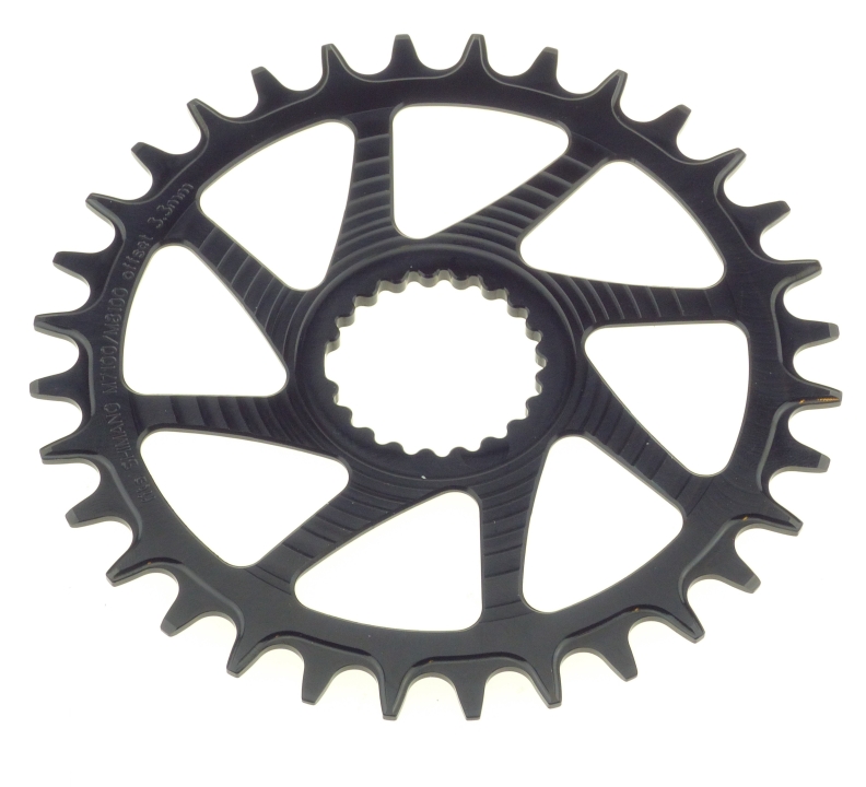 Garbaruk Shimano XT M8100/8120 SLX M7100/7120 Deore M6100 Round 32 Zähne black Kettenblatt