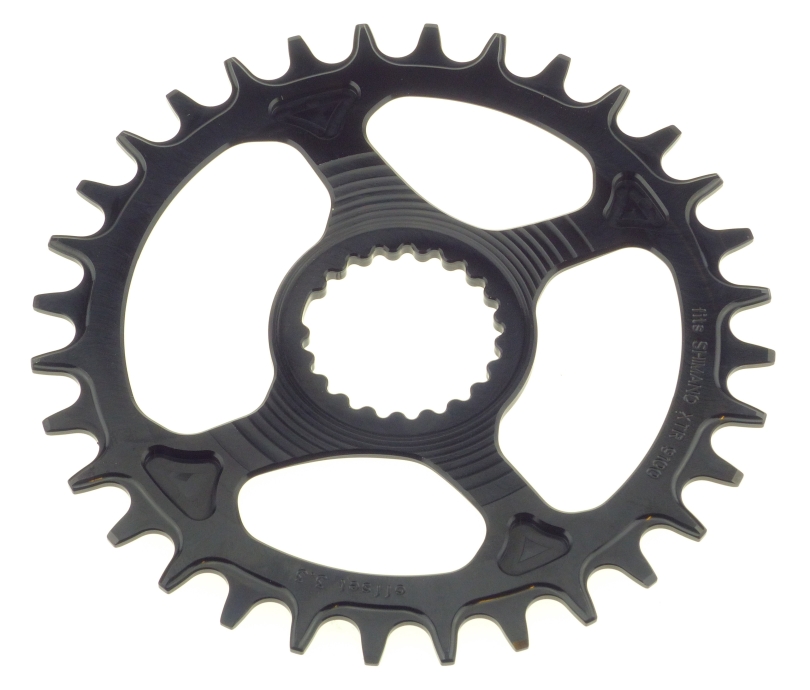 Garbaruk Shimano XTR M9100/XT M8100/SLX M7100/Deore M6100 Round 34 Zähne black Kettenblatt