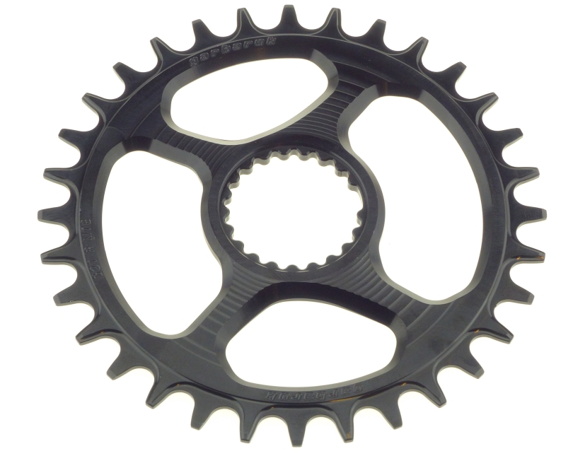 Garbaruk Shimano XTR M9100/XT M8100/SLX M7100/Deore M6100 Round 34 Zähne black Kettenblatt