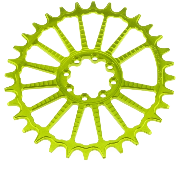Garbaruk Sram Eagle/Eagle T-Type 8-bolt Oval Boost 34 Zähne green Kettenblatt