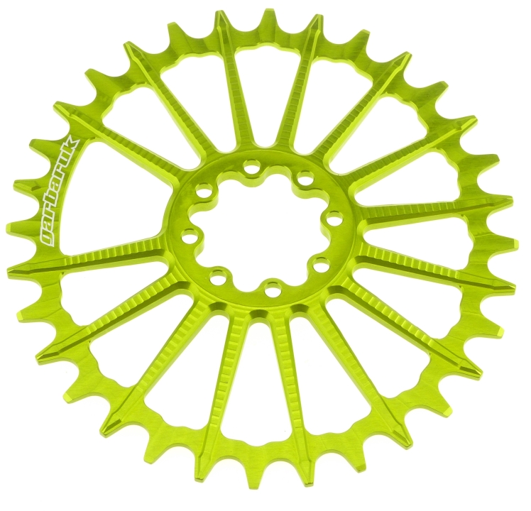 Garbaruk Sram Eagle/Eagle T-Type 8-bolt Oval Boost 34 Zähne green Kettenblatt