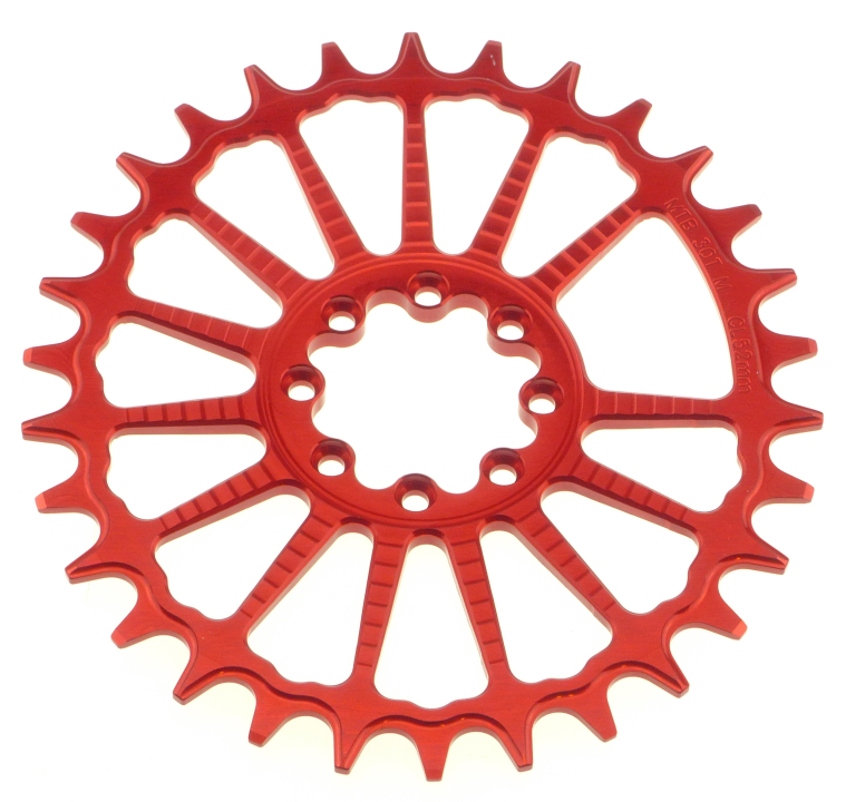 Garbaruk Sram Eagle/Eagle T-Type 8-bolt Oval Boost 32 Zähne red Kettenblatt